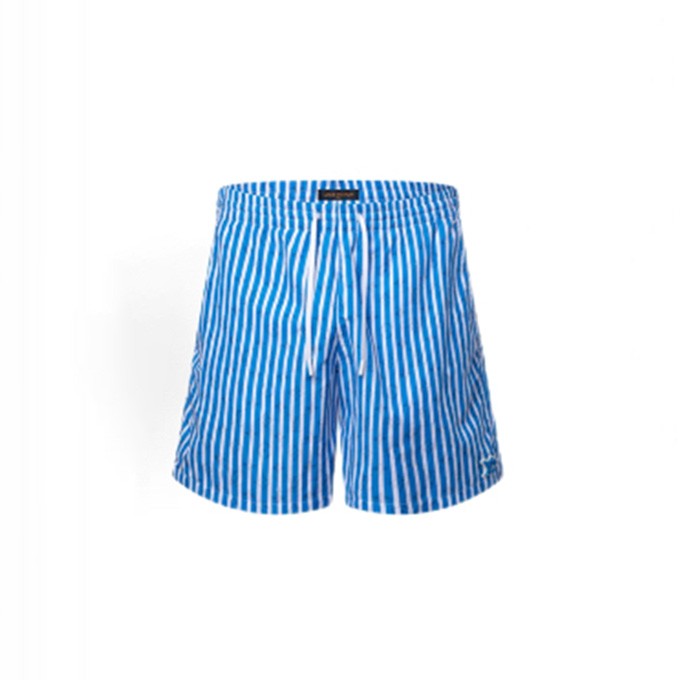 lv louis vuitton striped swim shorts